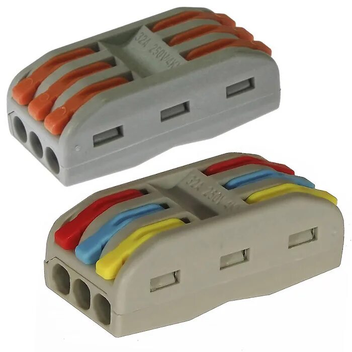 Клеммник wago 2 222-412. 000. 5(4. Клемма wago 222-412. Клеммы wago 222-412 (2х2,5мм2 с рычажком).