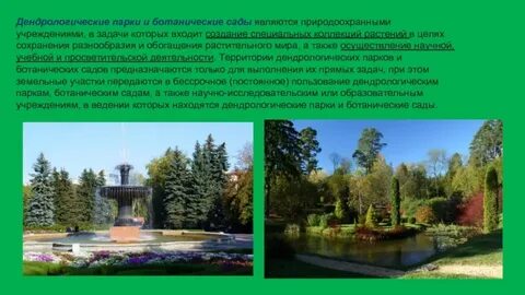 Ботанический сад особо охраняемая природная территория