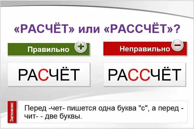 Как пишется слово считать. Расчет как пишется. расчёт или рассчёт как правильно писать. расчет или рассчет. как правильно написать расчет.