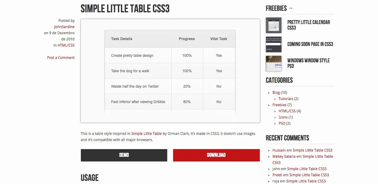 Создать таблицу css. Создать таблицу css