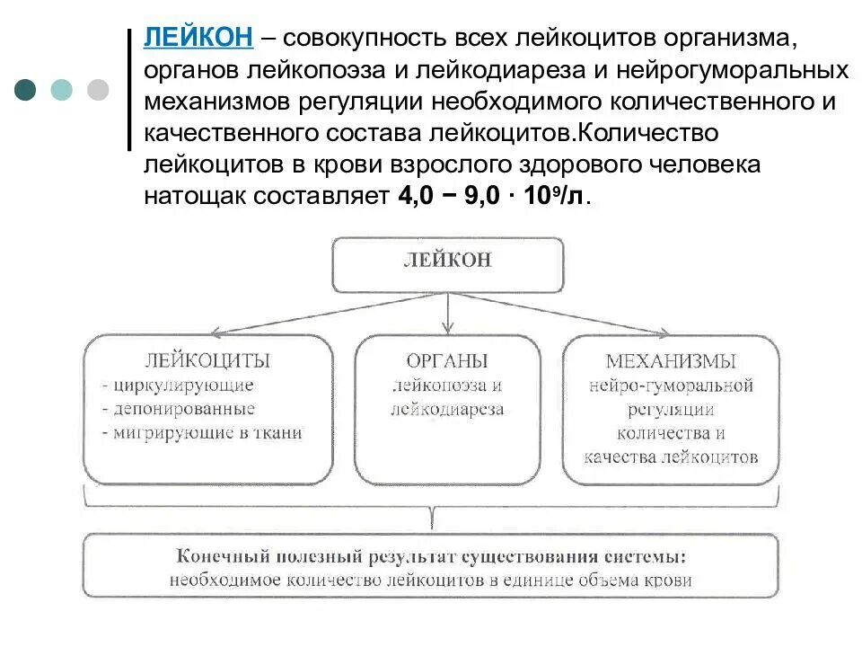 Показатели характеризующие состояние лейкона. Лейкон это физиология. Система лейкона. 2. Показатели, характеризующие состояние лейкона.. Определение количественного и качественного состава крови