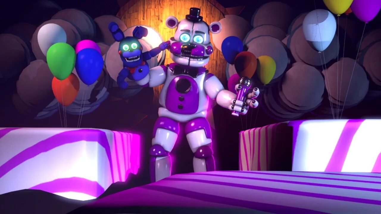 Дуэли фантайм. Фантайм Фредди СФМ. Funtime Freddy SFM. Циркус бейби SFM FNAF. Моды на Funtime.