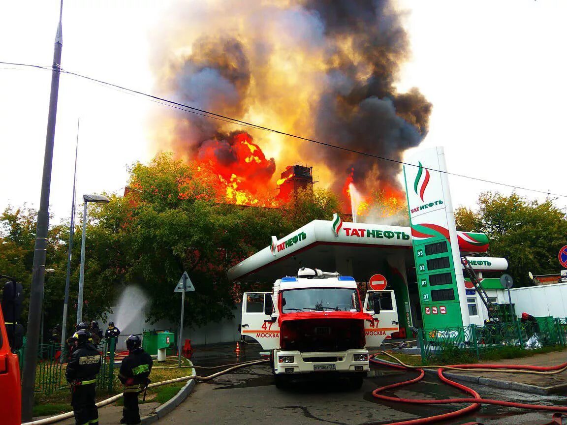 Где пожар в центре