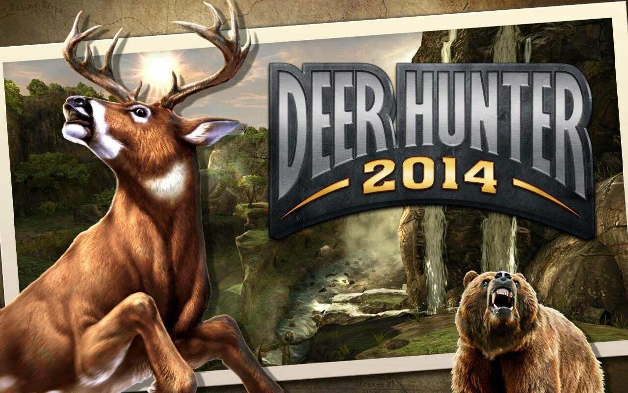 Игра охота хантер. Игра Deer Hunter 2014. Симулятор охоты Deer Hunter. Deer Hunter андроид 2013. Дир Хантер 2014.