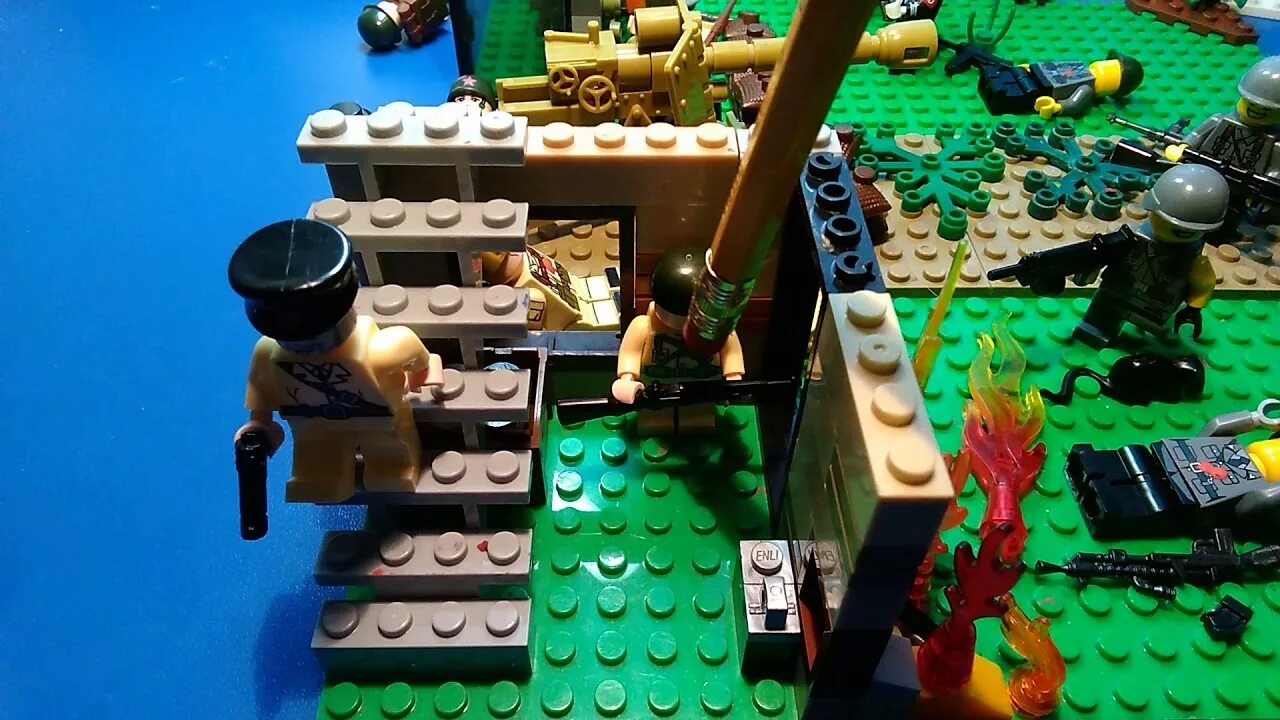 Lego самоделки войны Обзор на самоделку LEGO WW2 ПРОРЫВ YouTube