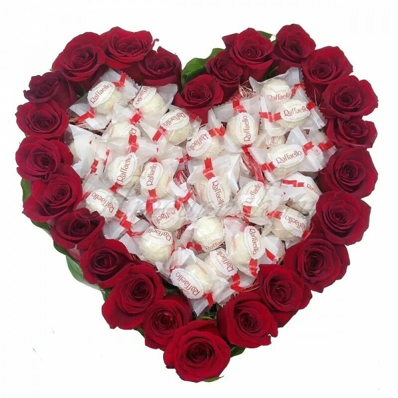 сердечко из роз