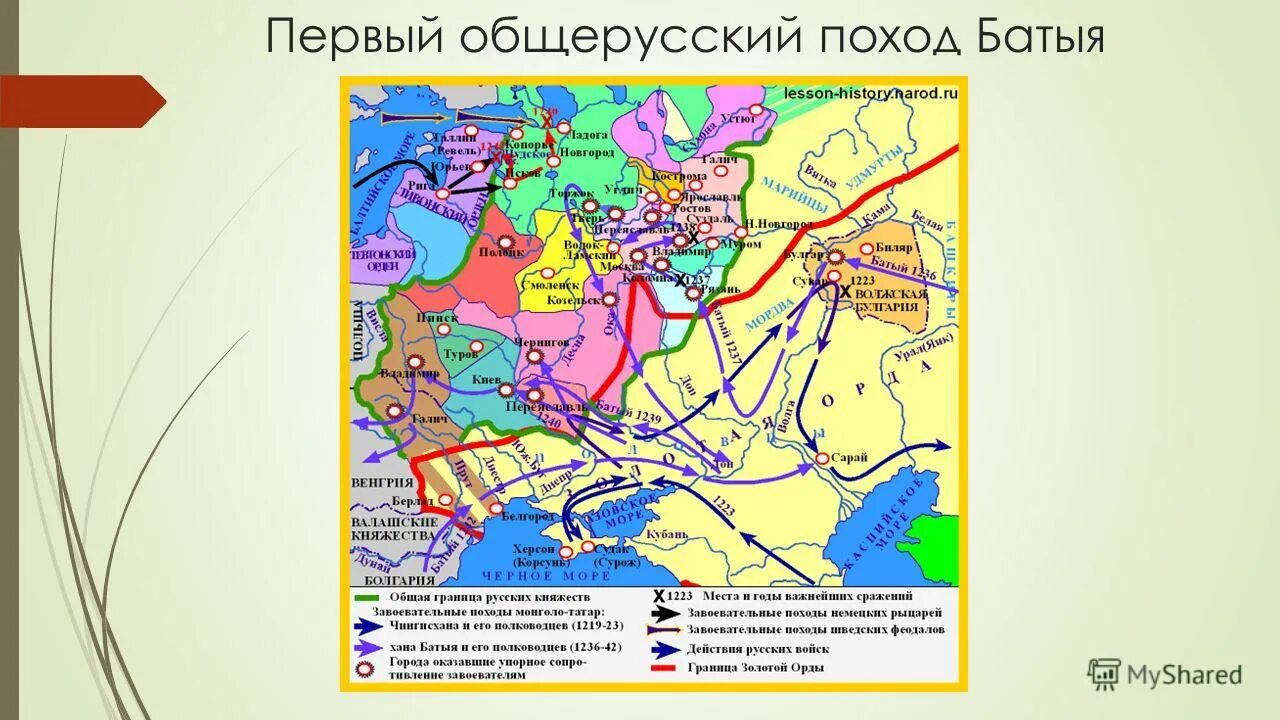 Презентация монголо татарское