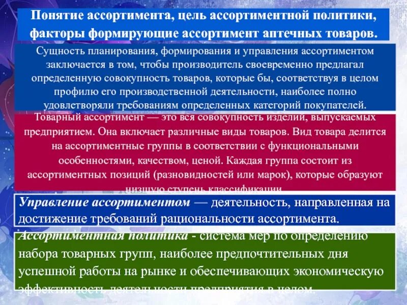 Ассортимент политика. Ассортиментная политика аптечной организации. Ассортиментную политику предприятия. Факторы ассортиментной политики. Цели и задачи ассортиментной политики.