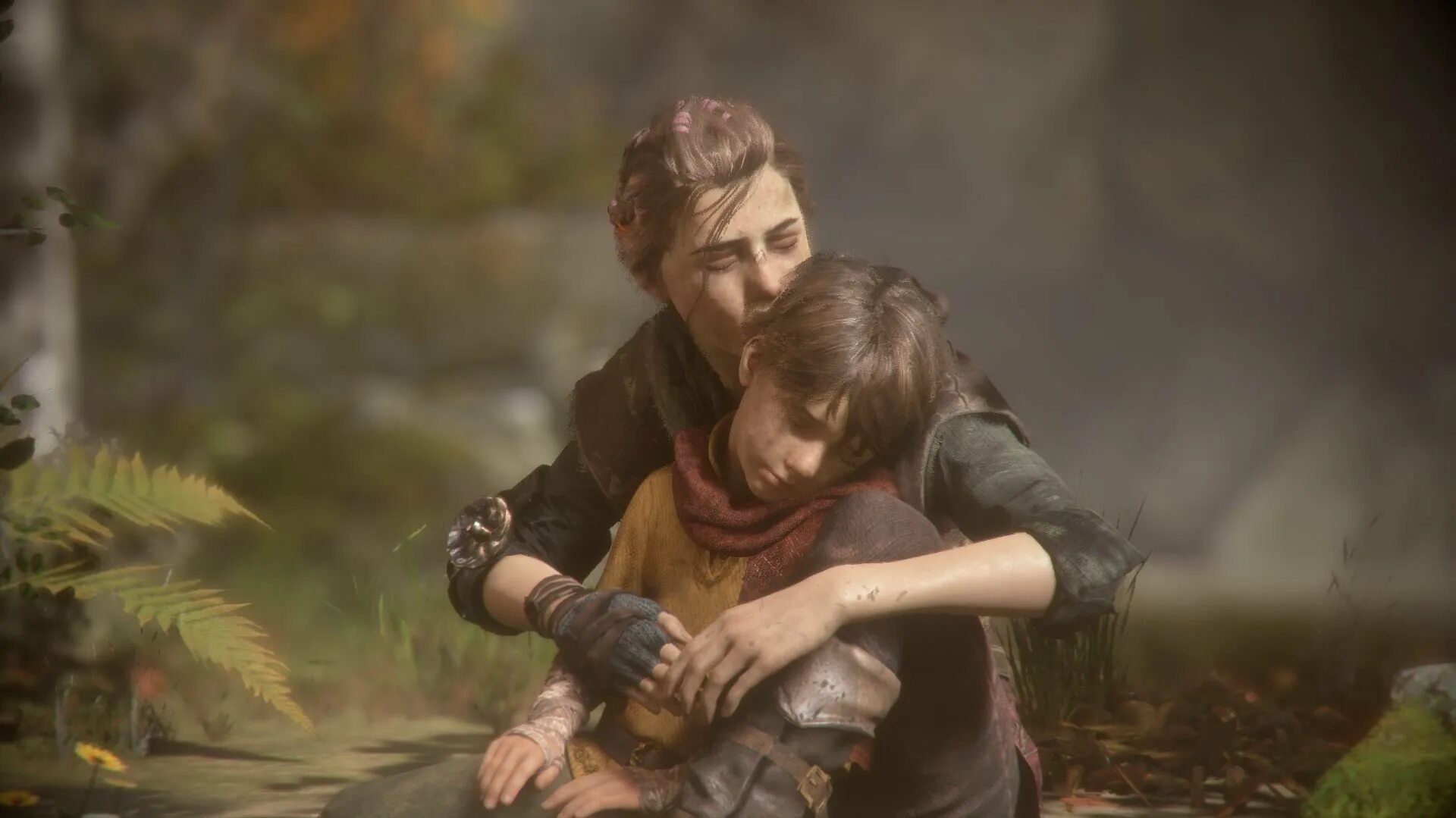 Игра девочка с братом. A Plague Tale: Innocence. Амиция и Гуго. A Plague Tale Innocence Амиция. Хьюго де рун a Plague Tale Innocence.