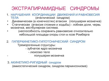 Вестибуло атактический синдром симптомы лечение