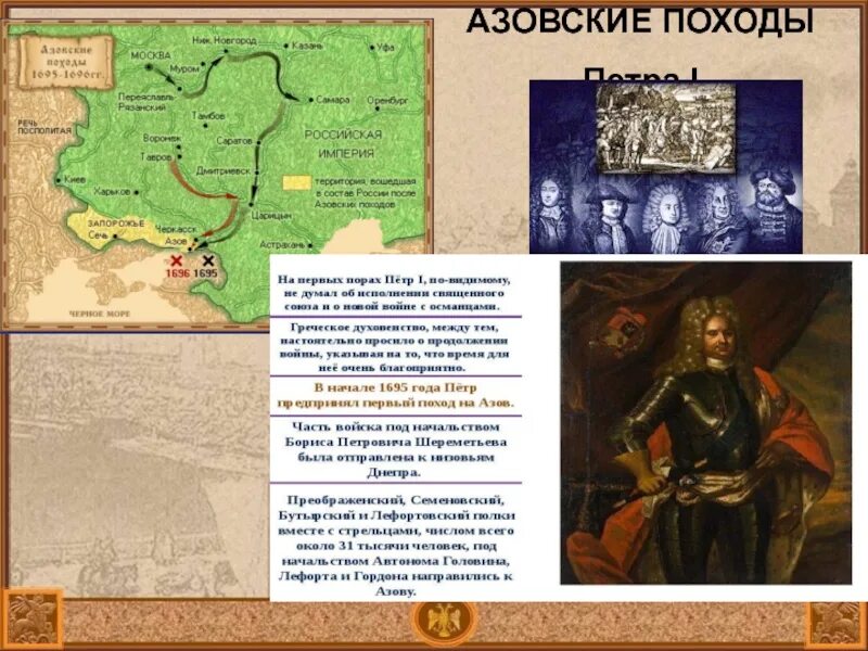 Азовский поход 1 участники. Азовский поход 1696. Последствия азовских походов. Азовский поход 1 участники. Азовские походы петра i (1695—1696),.