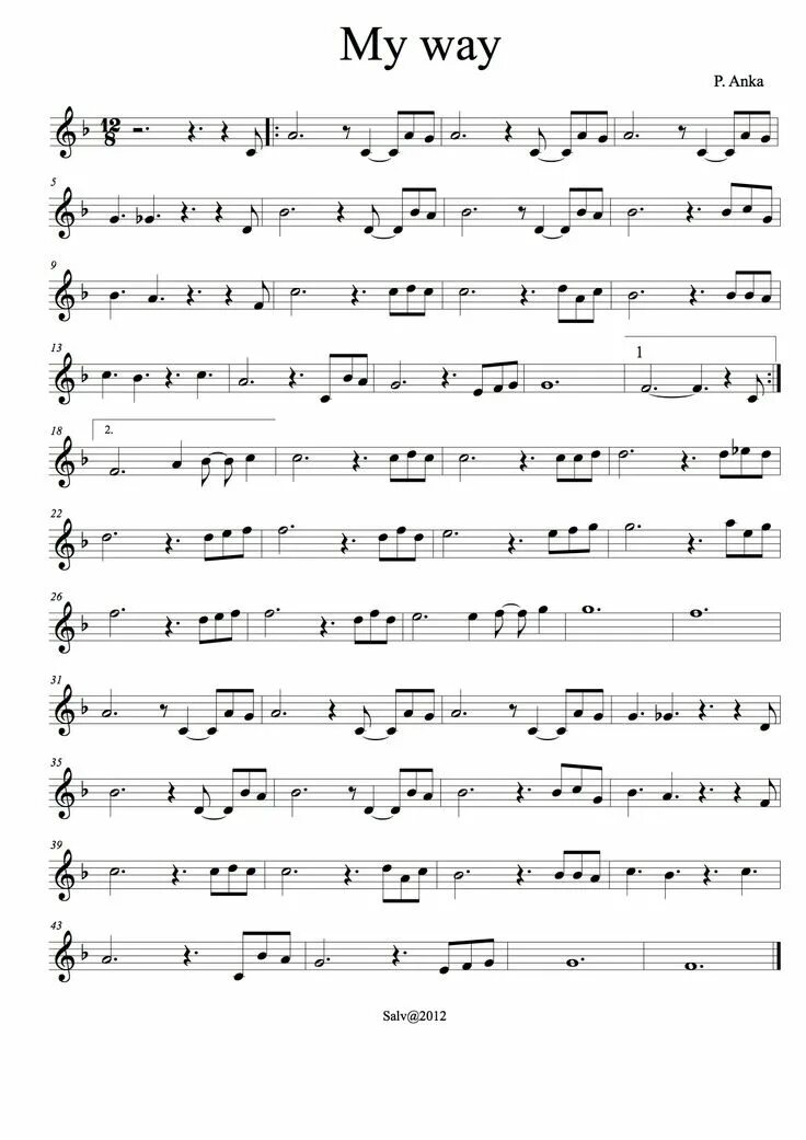 Way notes. Фрэнк синатра май вэй ноты для фортепиано. my way frank sinatra ноты для скрипки. my way frank sinatra ноты. ноты для саксофона альт my way.