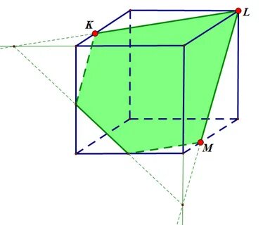 Построй сечения многогранников по трем точкам YouDrop.ru
