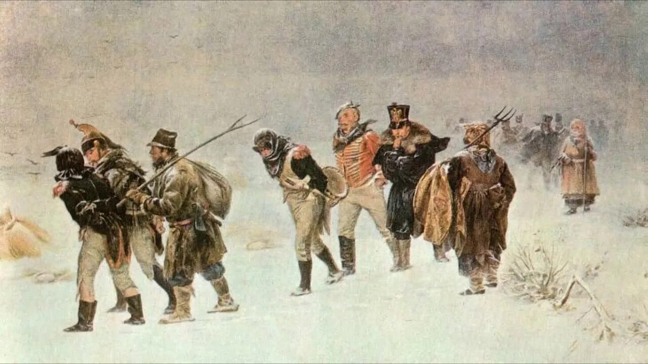 Прянишников в 1812 году. Крестьяне Партизаны 1812.