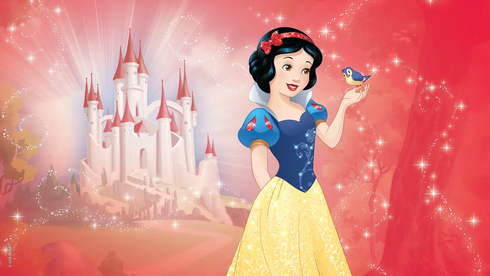 Тема дисней. Принцессы Дисней Белоснежка. Disney background«Белоснежка и семь гномов».