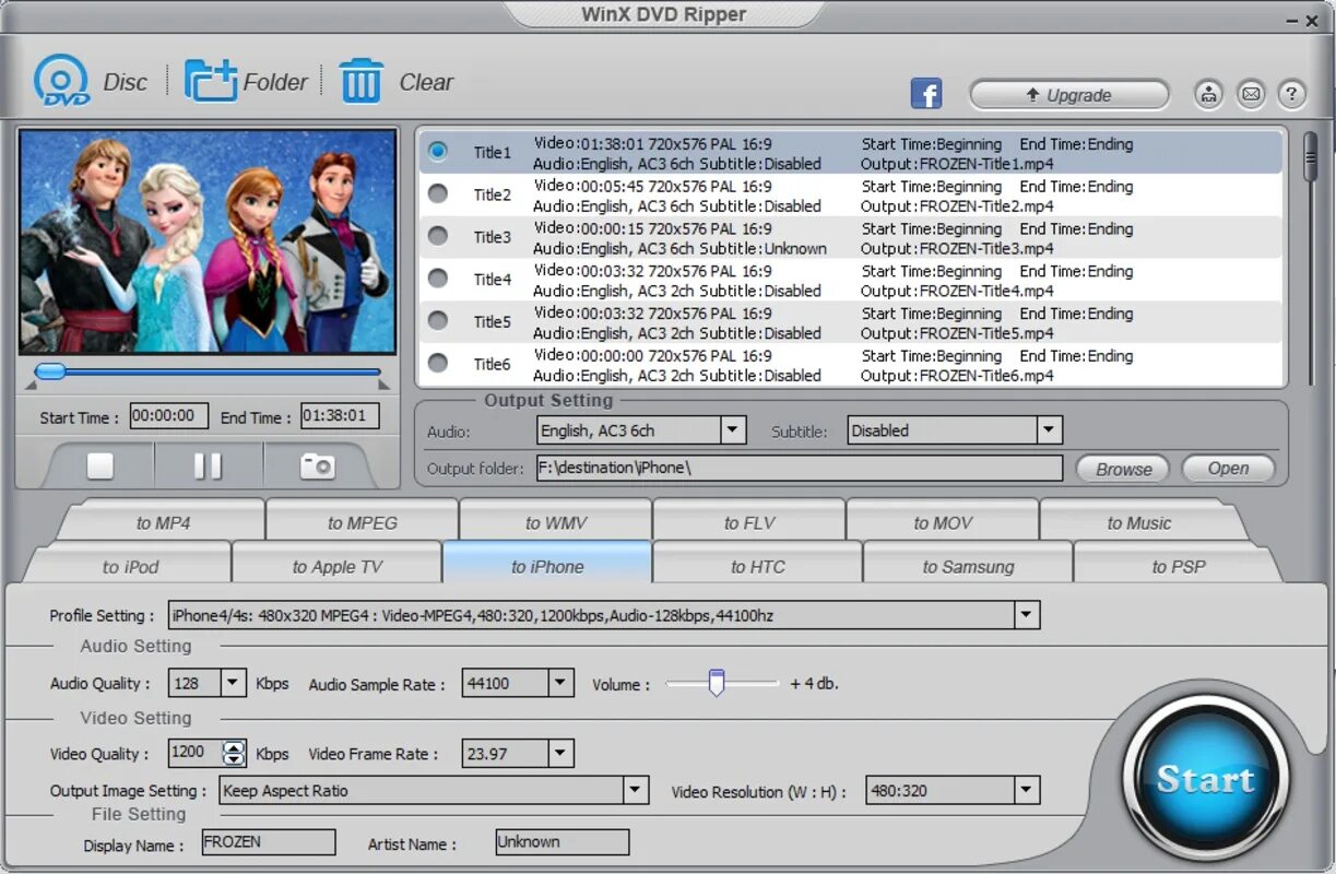 Программа просмотра dvd для компьютера. Dvd ripper. конвертация dvd в mp4. dvd video mp4.