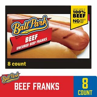 Ball Park Uncured Beef Hot Dogs, 8 Count - Walmart.com.