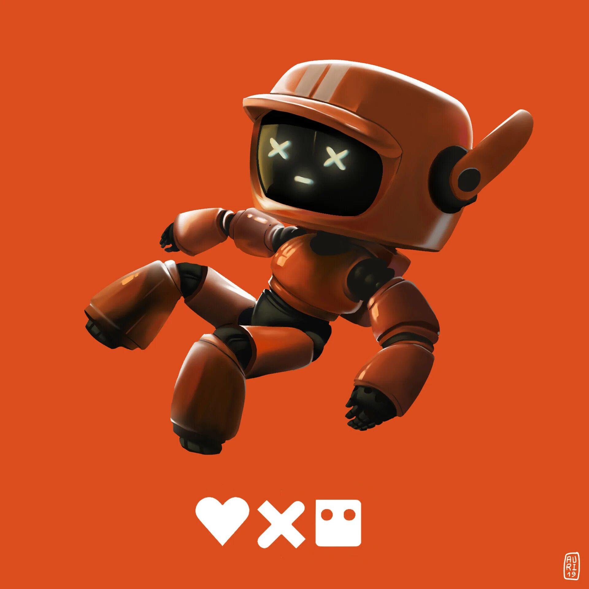Three robots