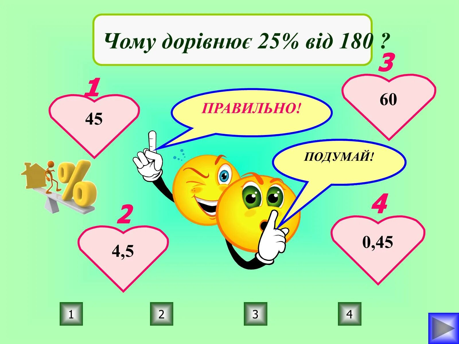 Подумайте каким числом