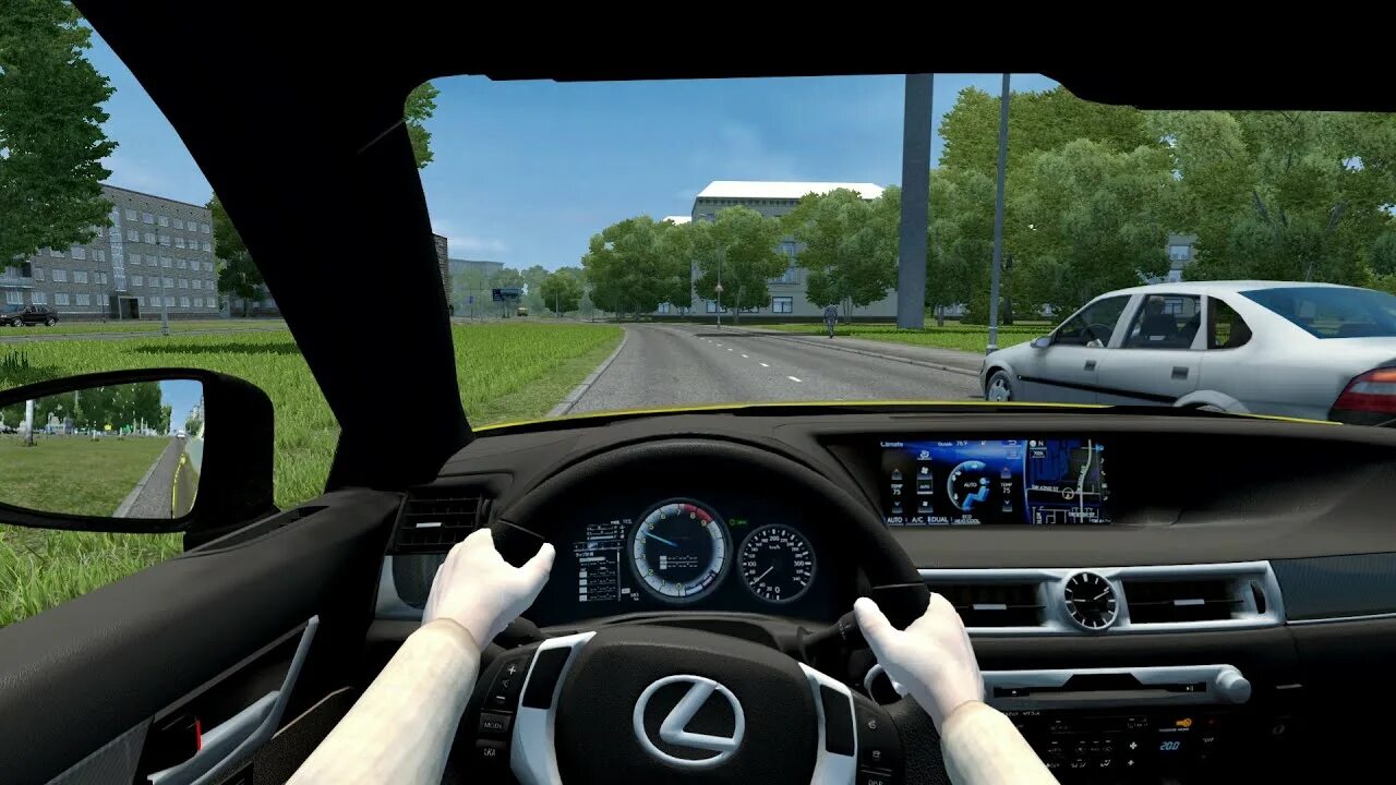 Мод на сити кар драйвинг cls. City car Driving 1.5.9.2. БМВ для Сити кар драйвинг 1.5.9.2. Lexus GS 300 для City car Driving. Toyota Crown City car Driving.