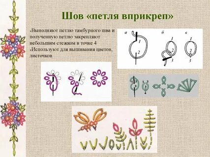 Урок вышивка 5 класс