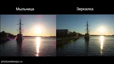 Разница зеркального и зеркального