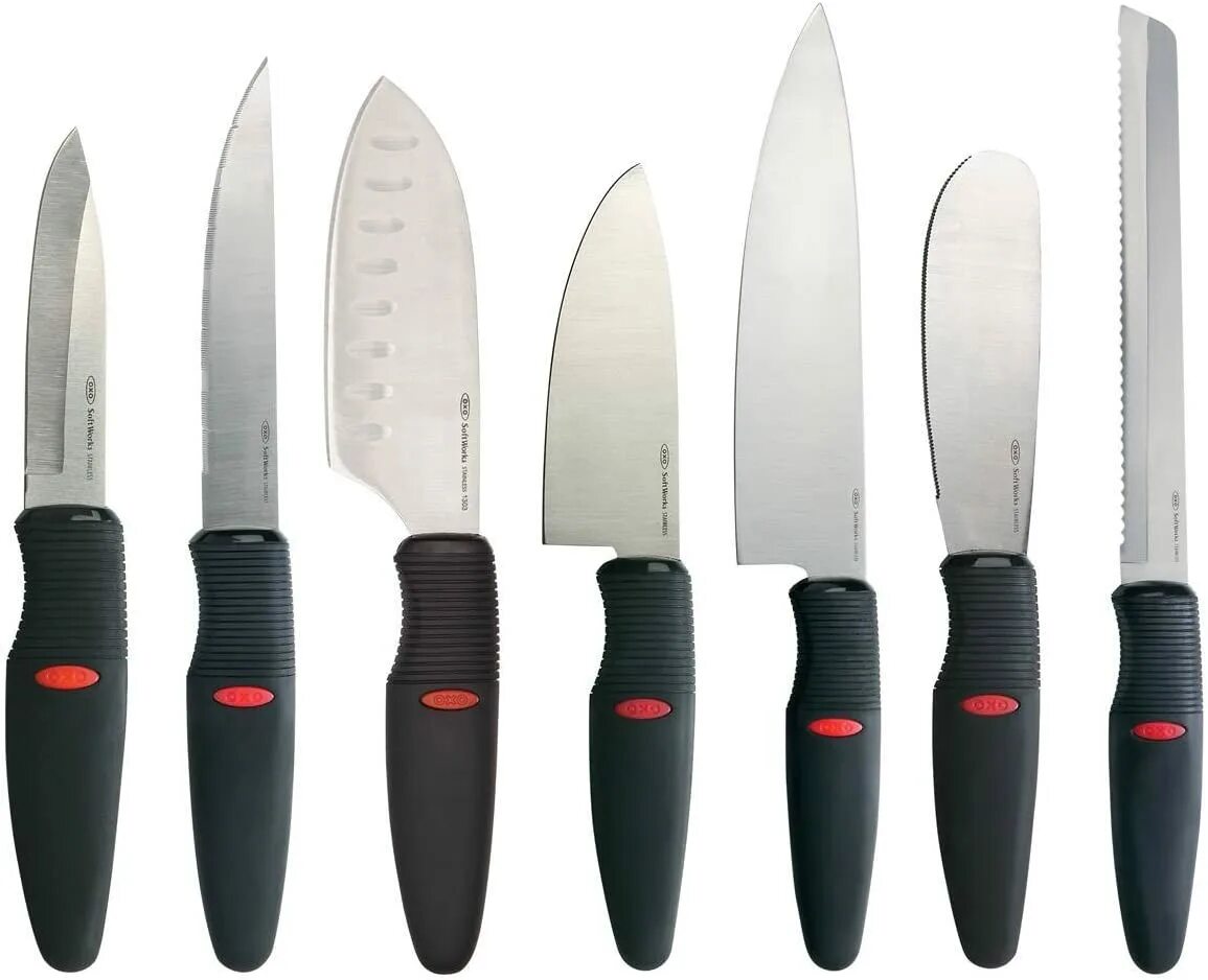 Рейтинг кухонных ножей хорошего качества. Кухонные ножи Kitchen Knife Mafeng. Набор кухонных ножей SPETIME 8-pieces Kitchen Knife Set Black. Schafer набор кухонных ножей. Нож кухонный oxo 51060.