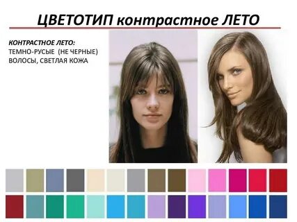 Какие цвета подходят цветотипу холодное лето