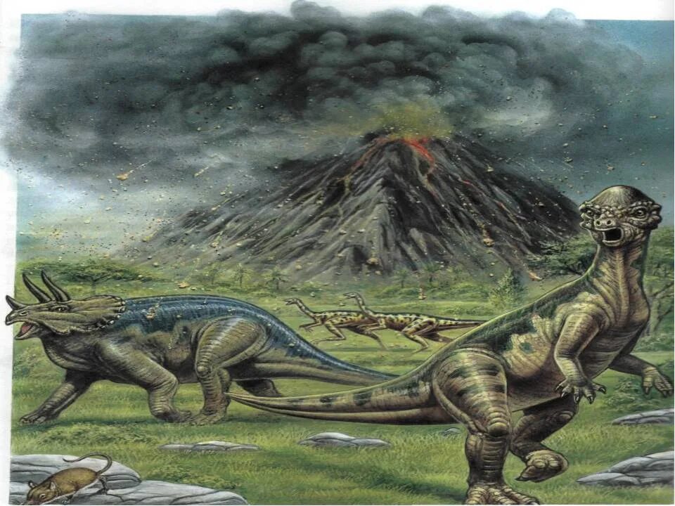 палеозойская и мезозойская эры. какие динозавры жили на земле. меловой период мезозойской эры. патагозавр. стегозавр буриан.