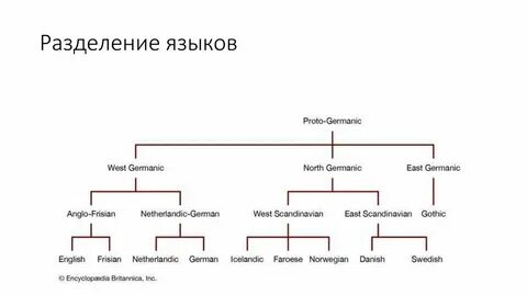 Две группы языков