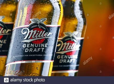 2019: Bottles of Miller Genuine Draft, the original cold filtered packaged ...