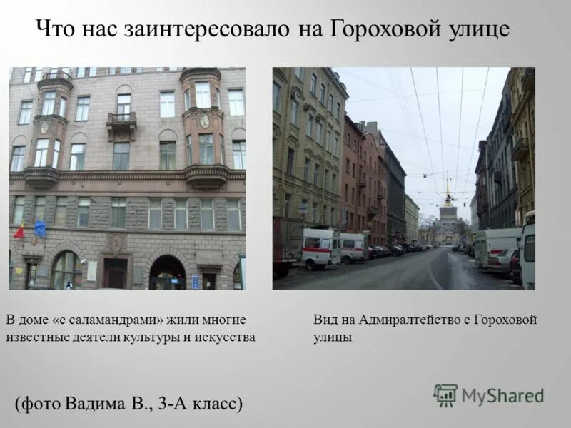 А на каких улицах жили эти герои. А на каких улицах жили эти герои
