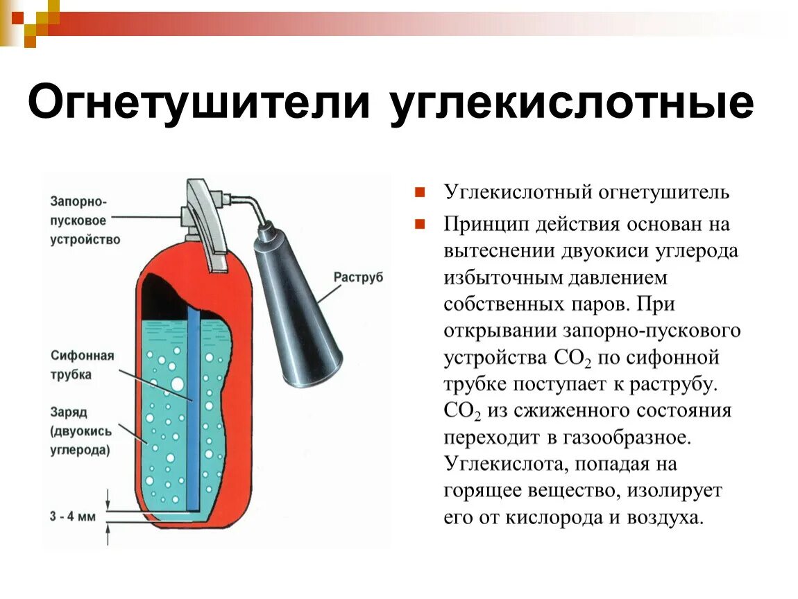 Какую температуру выдерживают углекислотные огнетушители