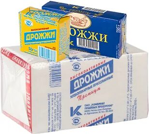 Вместо сухих дрожжей прессованные