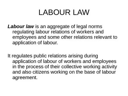 Labour текст