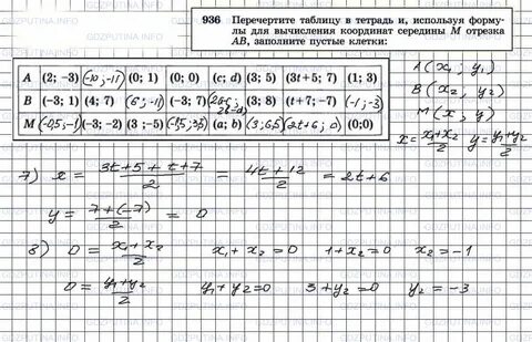 Перечертите таблицу в тетрадь