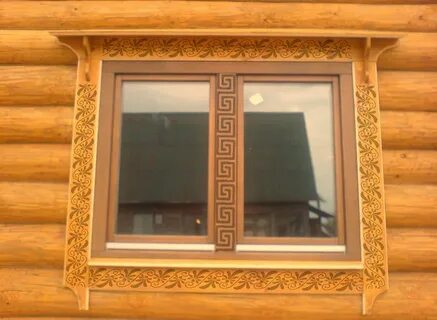 Деревянная обналичка окон снаружи