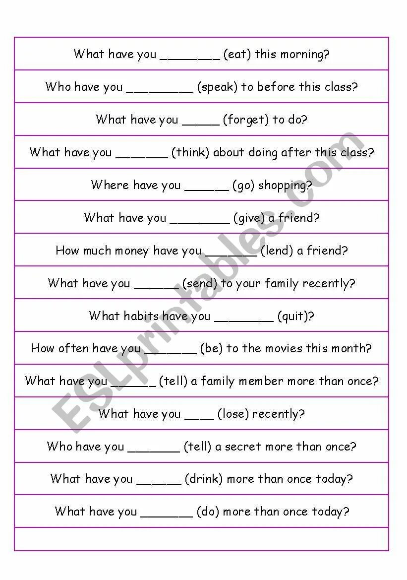 Presents questions for discussion. Present perfect discussion questions. how long questions present perfect. ask questions in past simple. ask questions past simple.