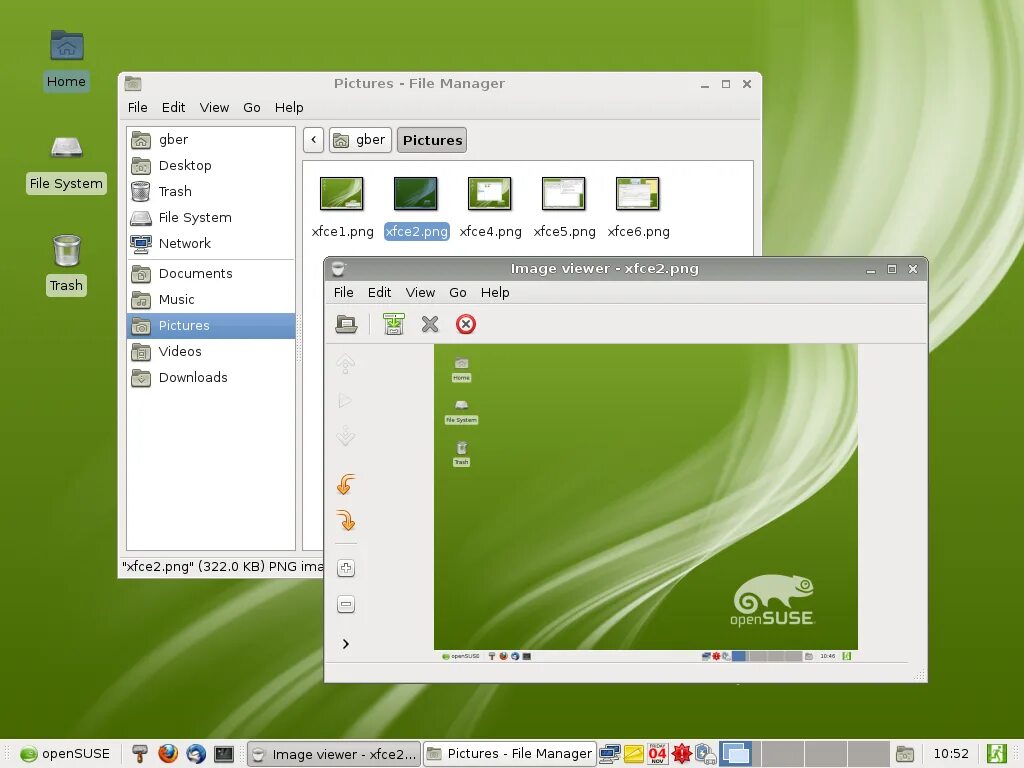 Open source viewer. Opensuse xfce. xfce файловый менеджер. xfce linux suse. opensuse интерфейс.