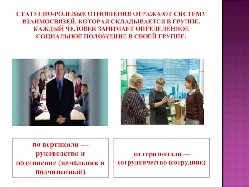 Социальные отношения социальные группы