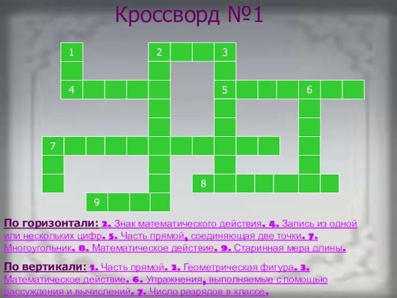 Математическая модель сканворд. Математический кроссворд. По горизонтали знак математического действия. Кроссворд по математике знак математического действия. Математический кроссворд по горизонтали.