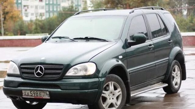 Мерседес 163 отзывы. Ml w163 темно синий раптор.