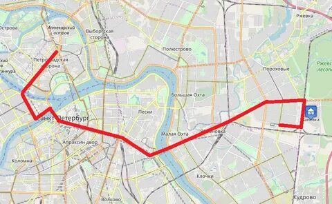 Троллейбус 1 маршрут остановки спб