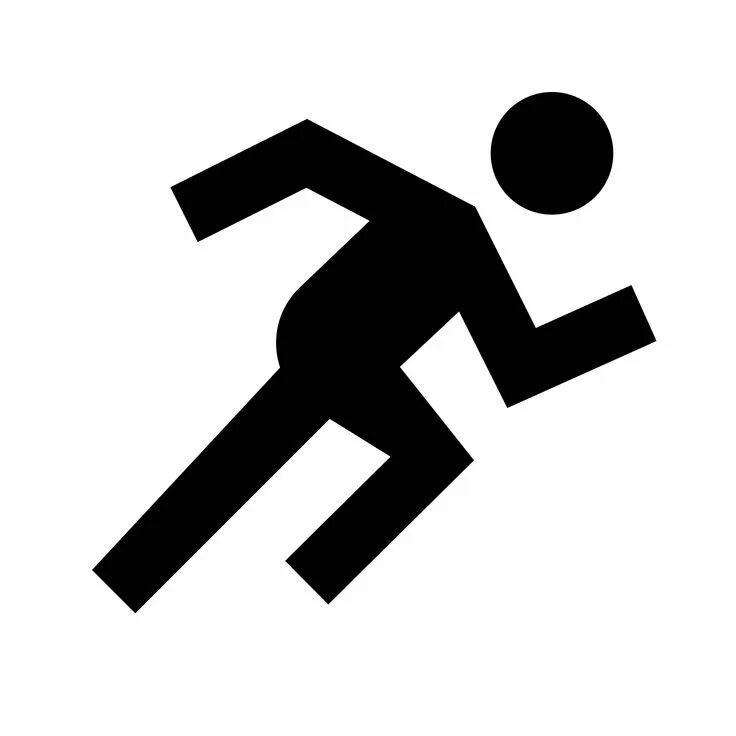 Running sign