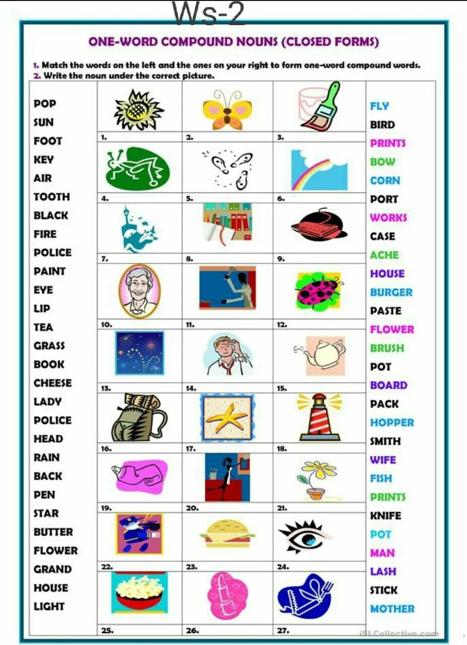 Compound Nouns в английском. Compound Nouns упражнения. Составные сложные существительные в английском языке. Compound Words упражнения.