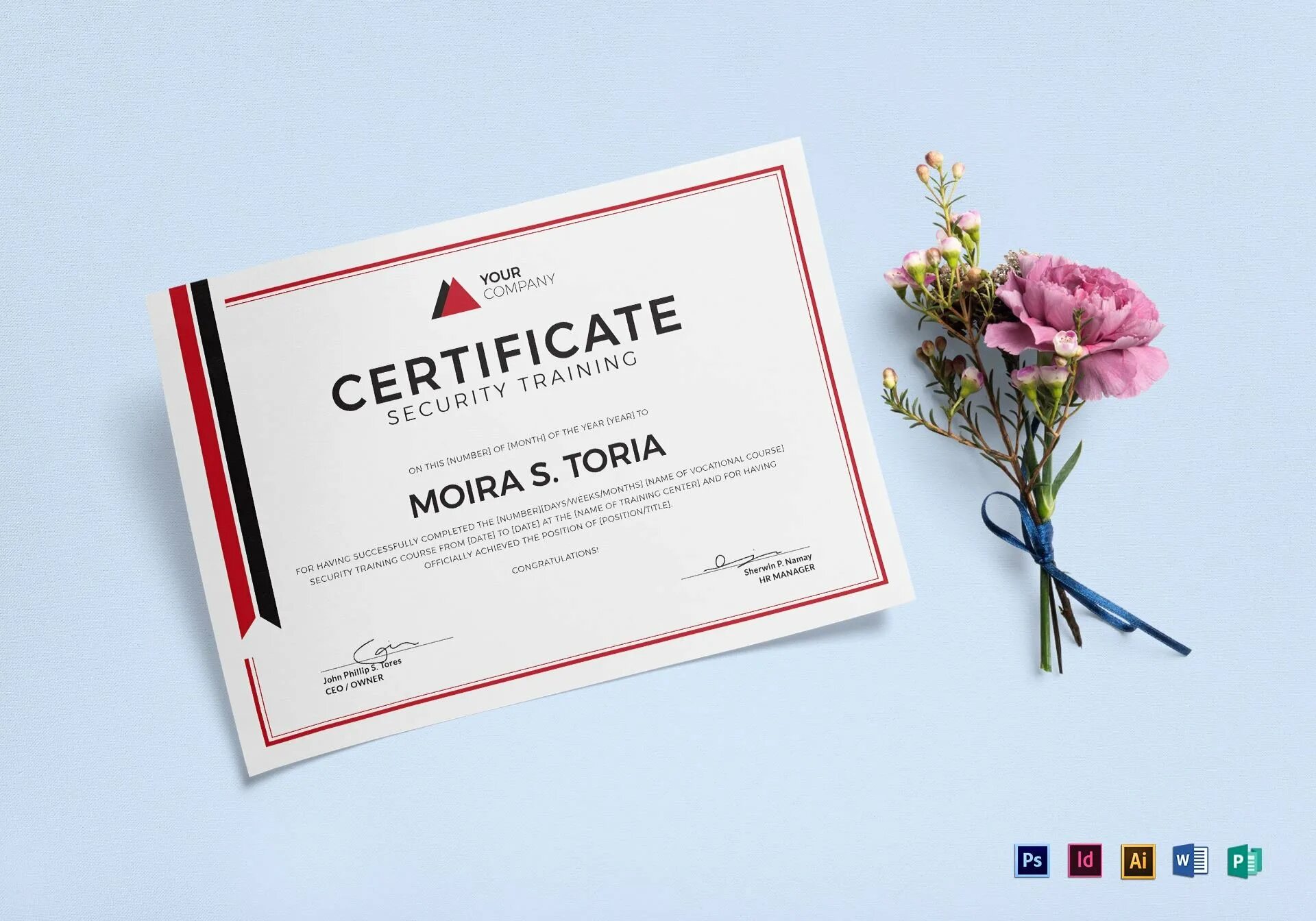 Мокап сертификата. Сертификат на столе. сертификат design. стильный подарочный сертификат. сертификат мокап.