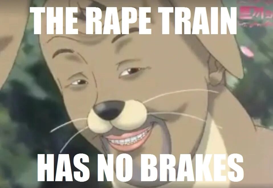 The returned molested train. Herecey train has no brakes.