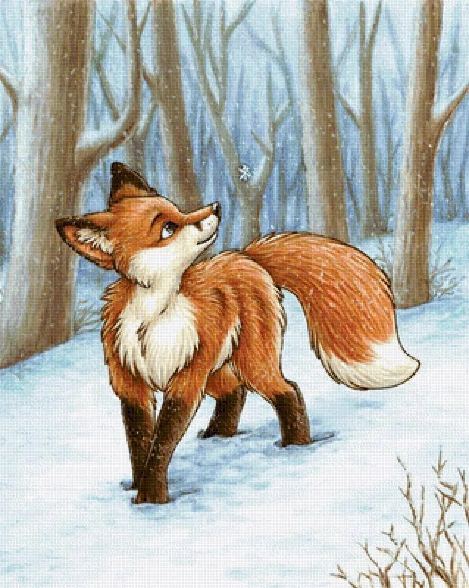 Как нарисовать зимних животных