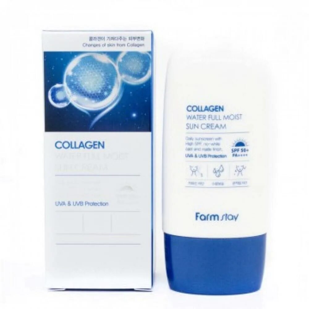 Увлажняющий крем с pa. Farmstay Collagen Water Full moist Sun Cream spf50+ pa++++. Farm stay Farm Сollagen Water Full moist Cream. Farmstay увлажняющий солнцезащитный крем для лица с SPF 50. Коллаген крем Корея Water Full moist Cream.