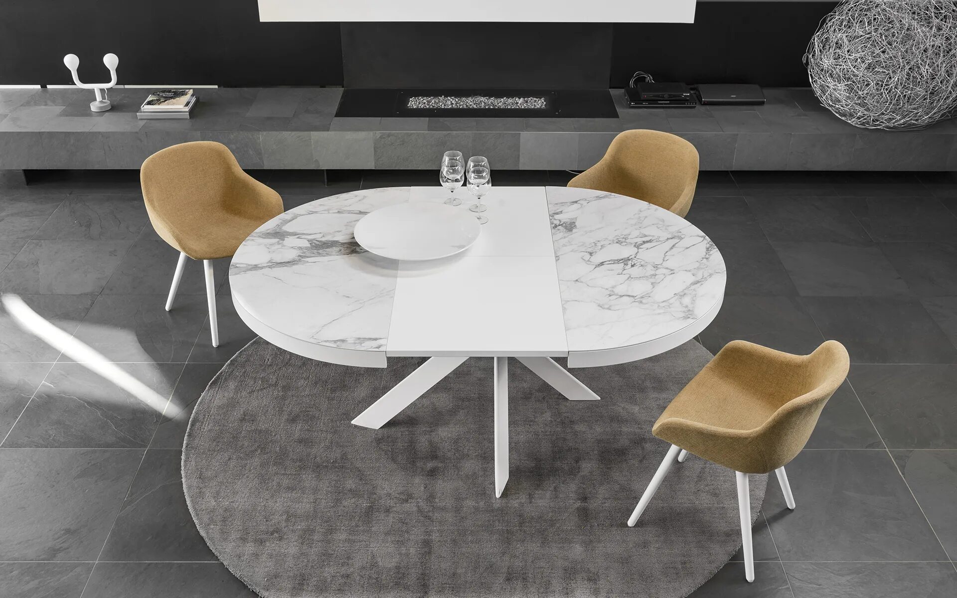 Caligaris. Стол Tivoli Calligaris. Стол Tivoli CS/4100. Стол Tivoli Calligaris CS. Обеденный стол Calligaris Tivoli CS/4100.